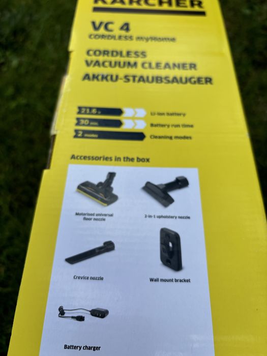 Karcher vc4 cordless myHome  1.198-630.0 пылесос пилосос акумуляторний