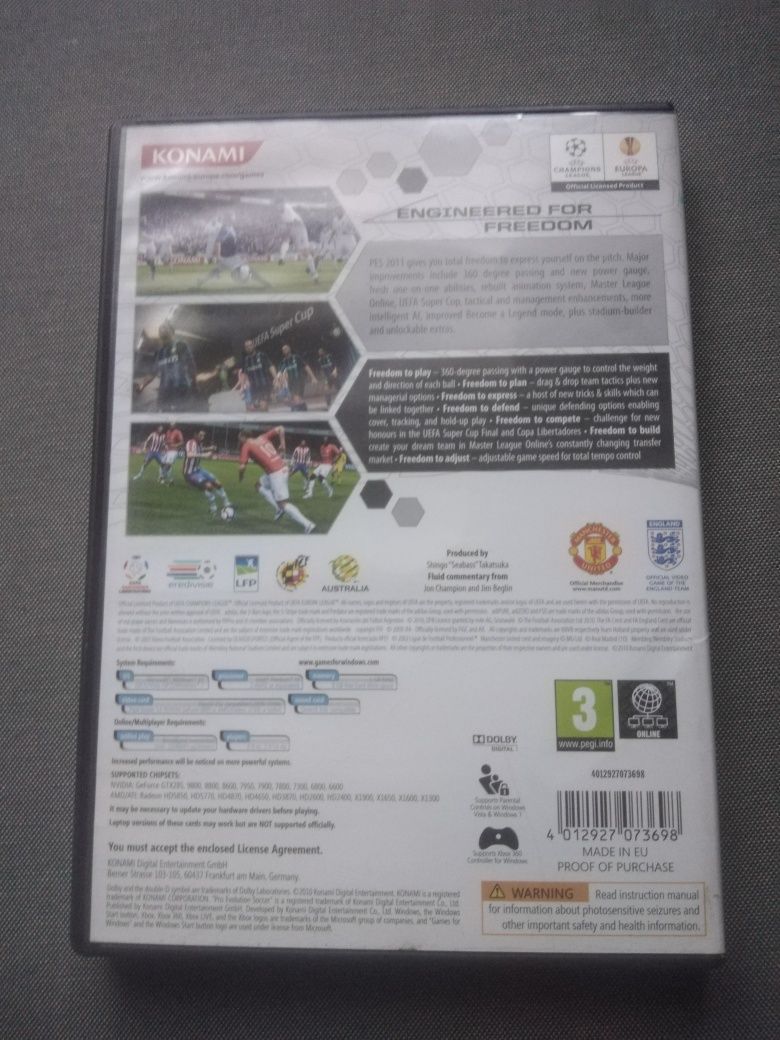 Pro evolution soccer 2011 na PC