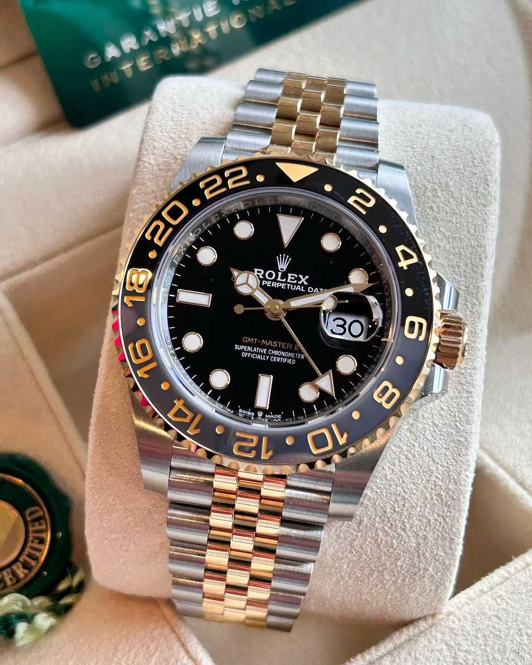 Rolex Gmt-Master II срібно-золотий