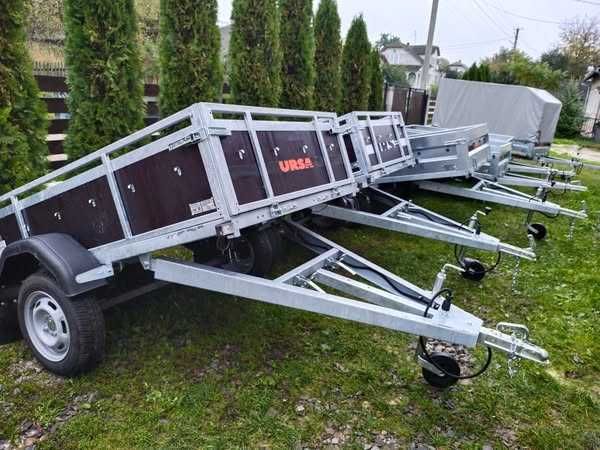 Нові оцинковані причепи причіпи