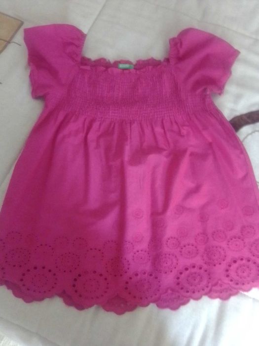 Blusa rosa Benetton muito fresca