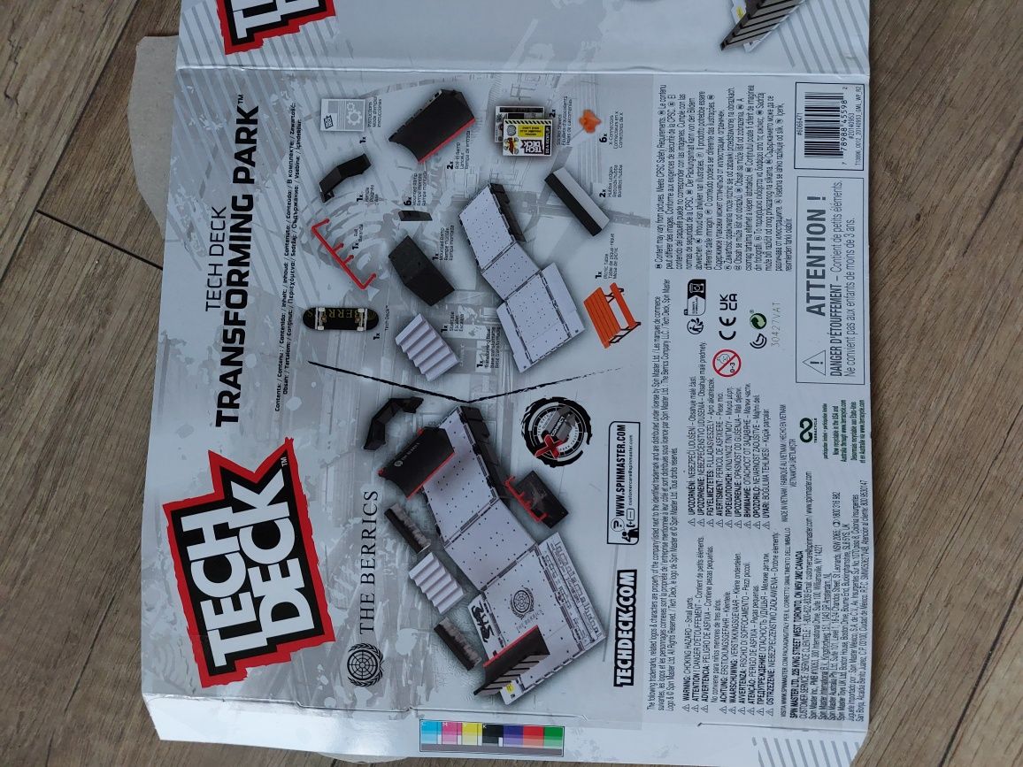 Tech Deck transformujący skatepark fingerboard