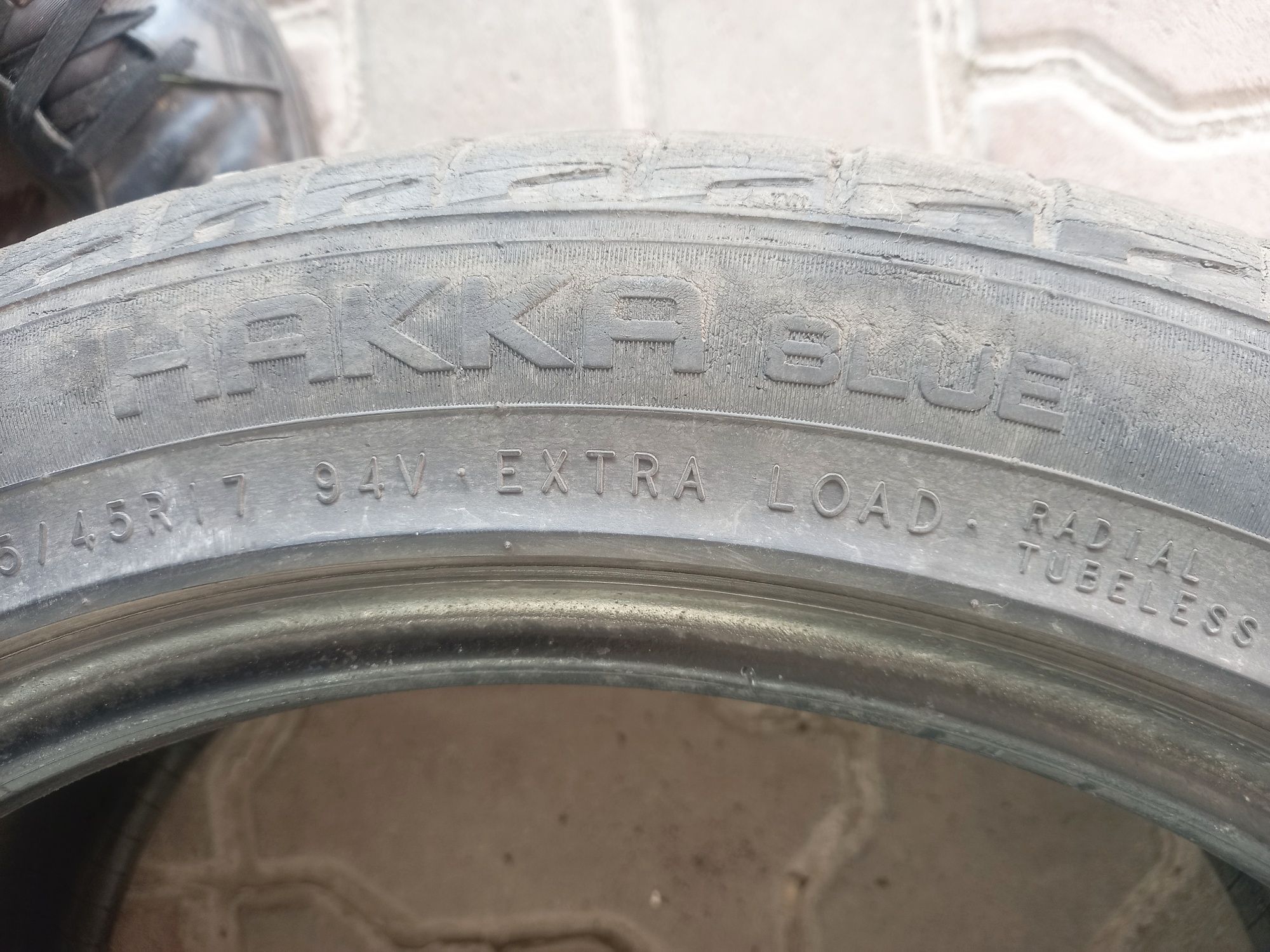 Резина 225 45 17 Nokian xakka blue, Brichstone turanza  ER300