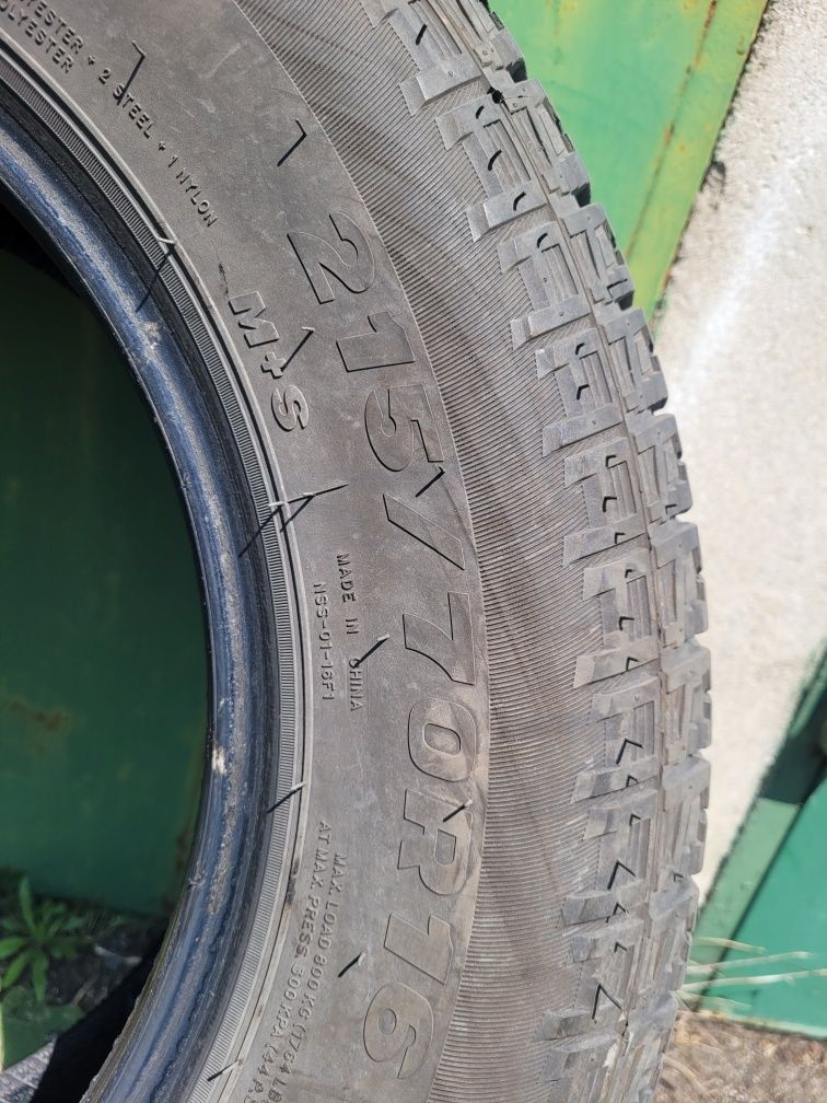 Sprzedam opony 215/70 R16 IMPERIAL Ecosport A/T