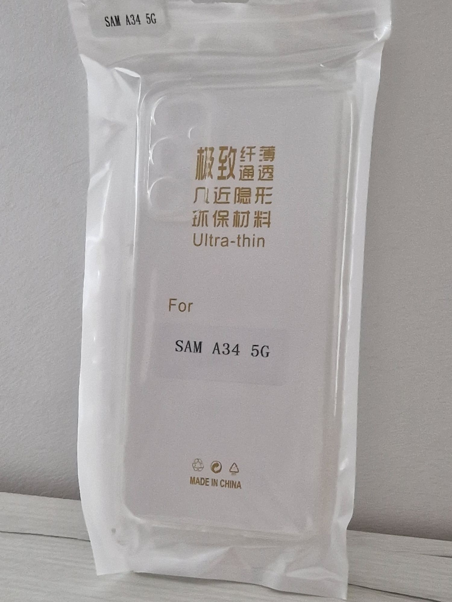 Ultra Clear 1mm Case do Samsung Galaxy A34 5G Przezroczysty