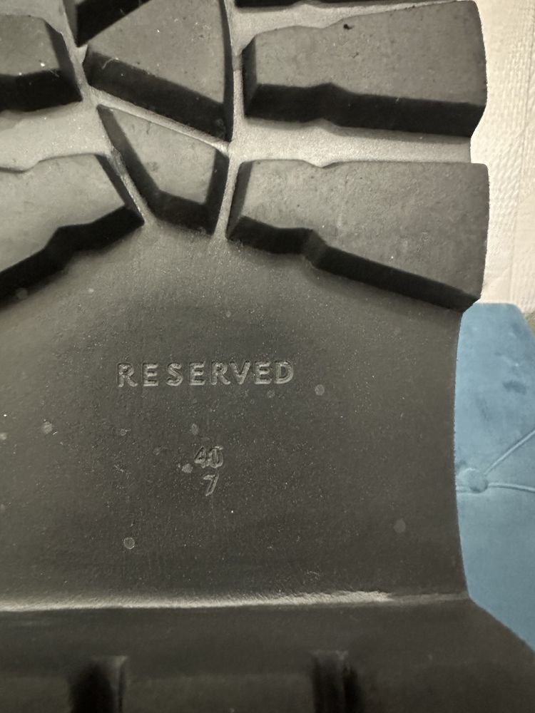 Ботинки, сапоги, черевики на шнурівці Reserved 40