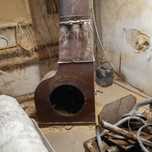odciag trocin i 9 mb rury fi 50cm silnik 7Kw