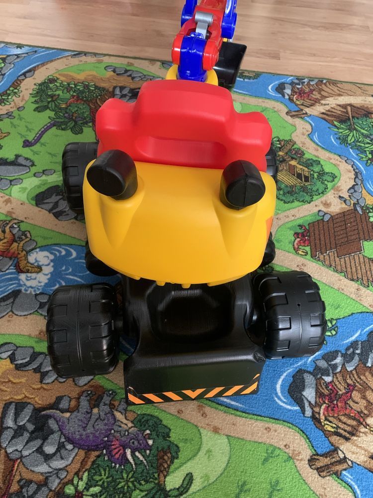 Koparka jeździk dla dziecka Maxi Digger Red XL