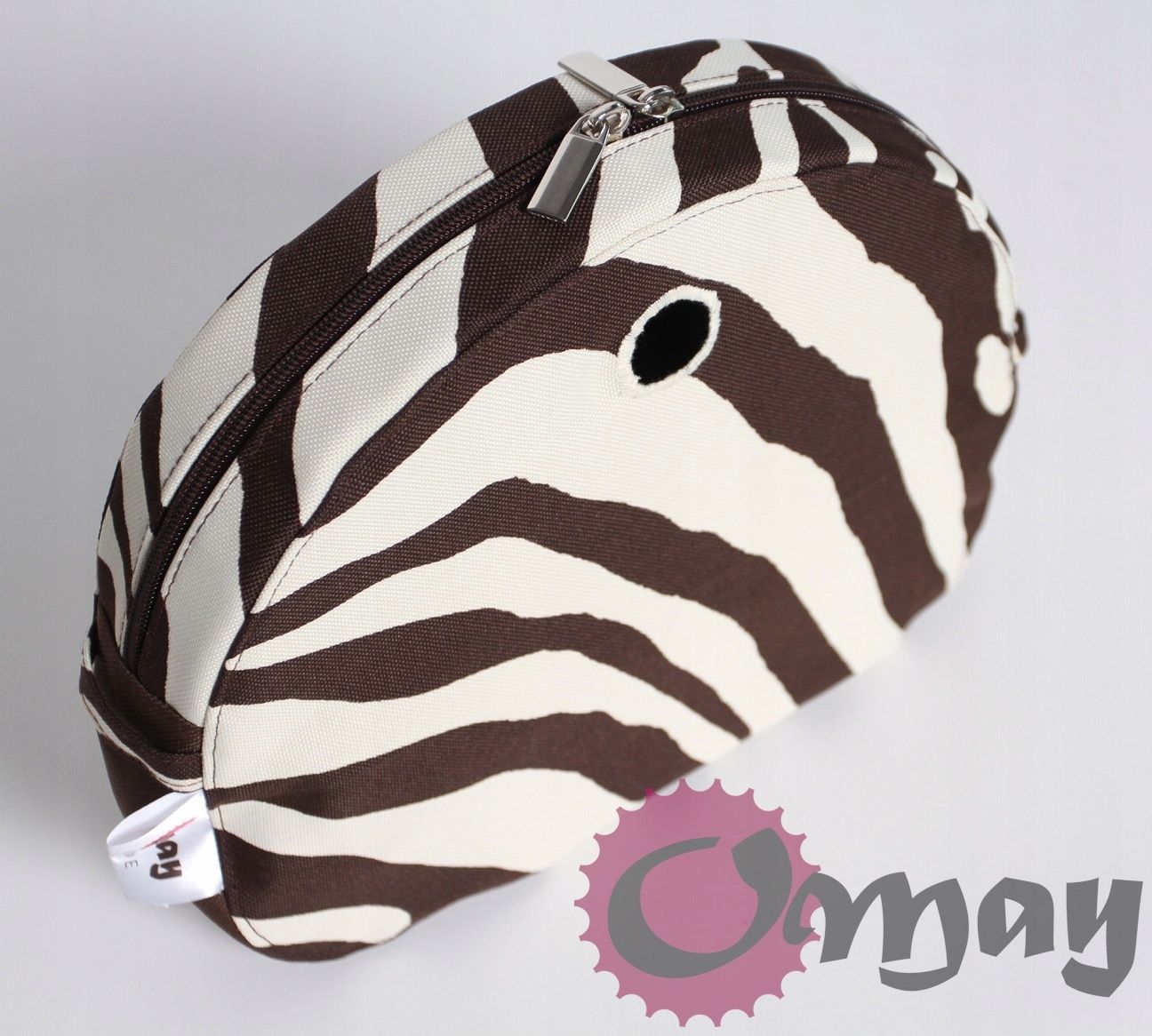 organizer OBAG MOON LIGHT zebra zeberka brązowo beżowa wkład OMAY