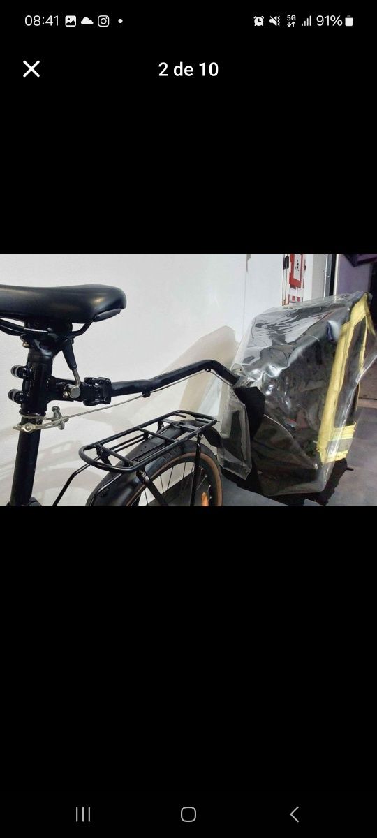 Atrelado para bicicleta para cargo ou para crianças