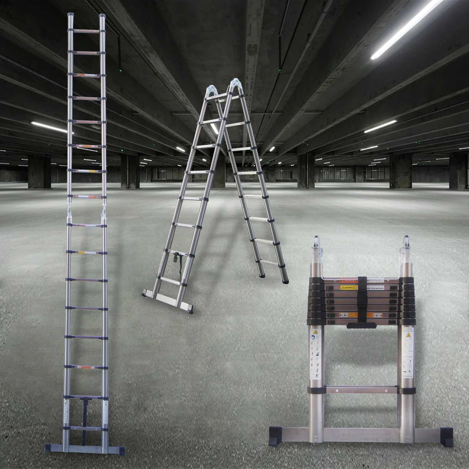 Drabina aluminiowa teleskopowa 5m fabrycznie nowa