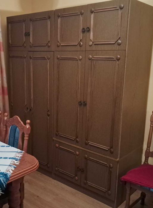 zestaw mebli dwie meblościanki regały segmenty PRL lata 70 lata 90