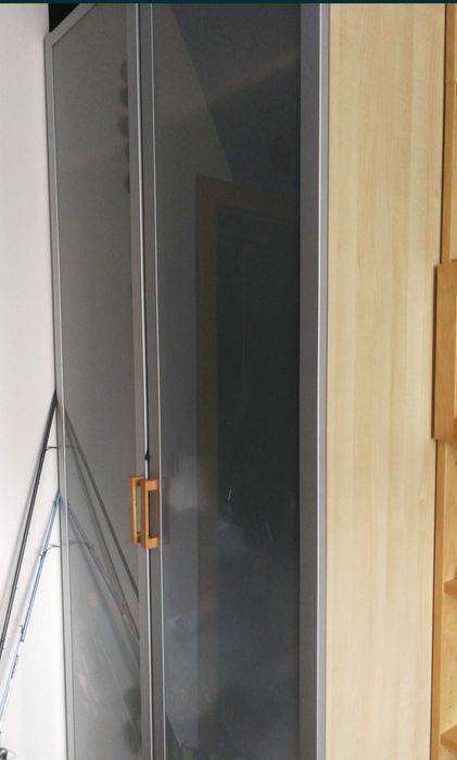 Szafa Ikea Pax 100/236 cm ze szklanymi drzwiami Drammen