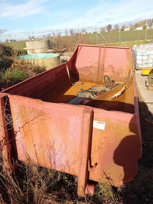 Kontener do hakowca, kontener na odpady, zabudowa hakowca, platforma