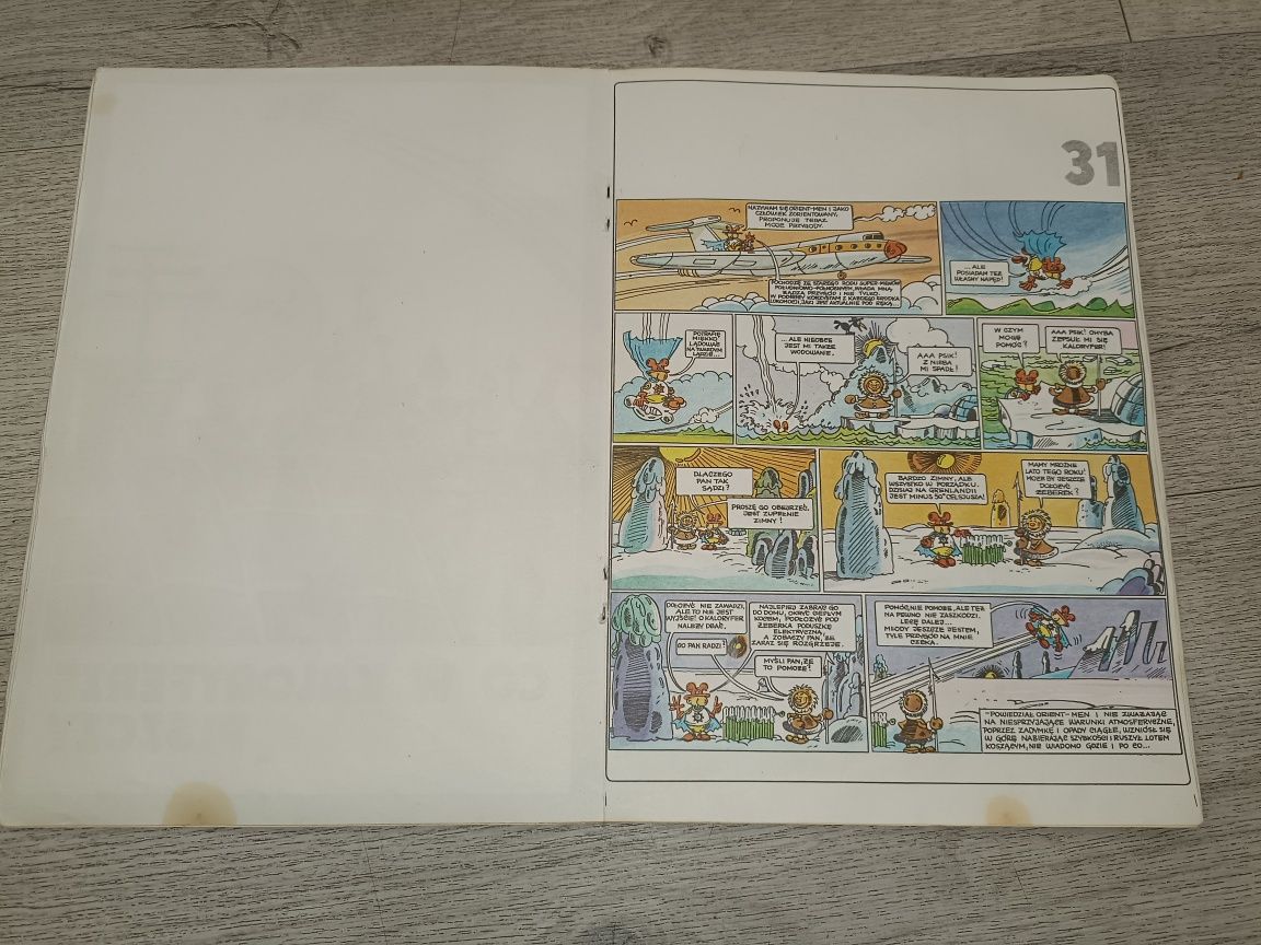 Komiks na co dybie w wielorybie Baranowski wydanie pierwsze 1980