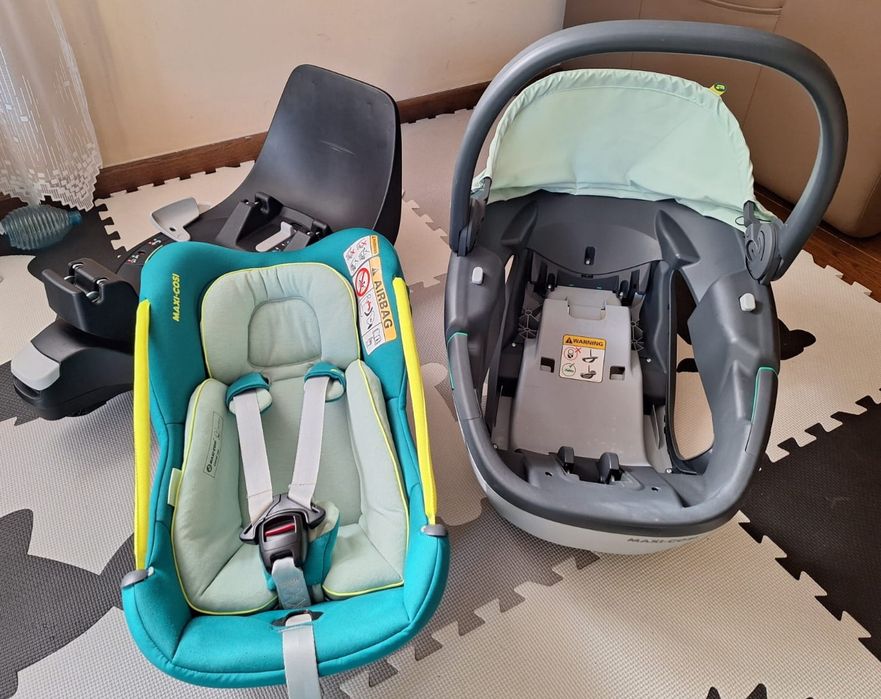 Fotelik Maxi Cosi Coral 360 + baza family fix