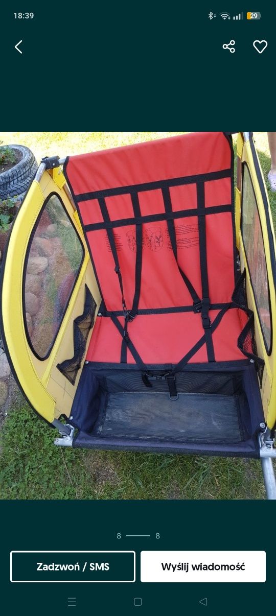Riksza rowerowa unisex