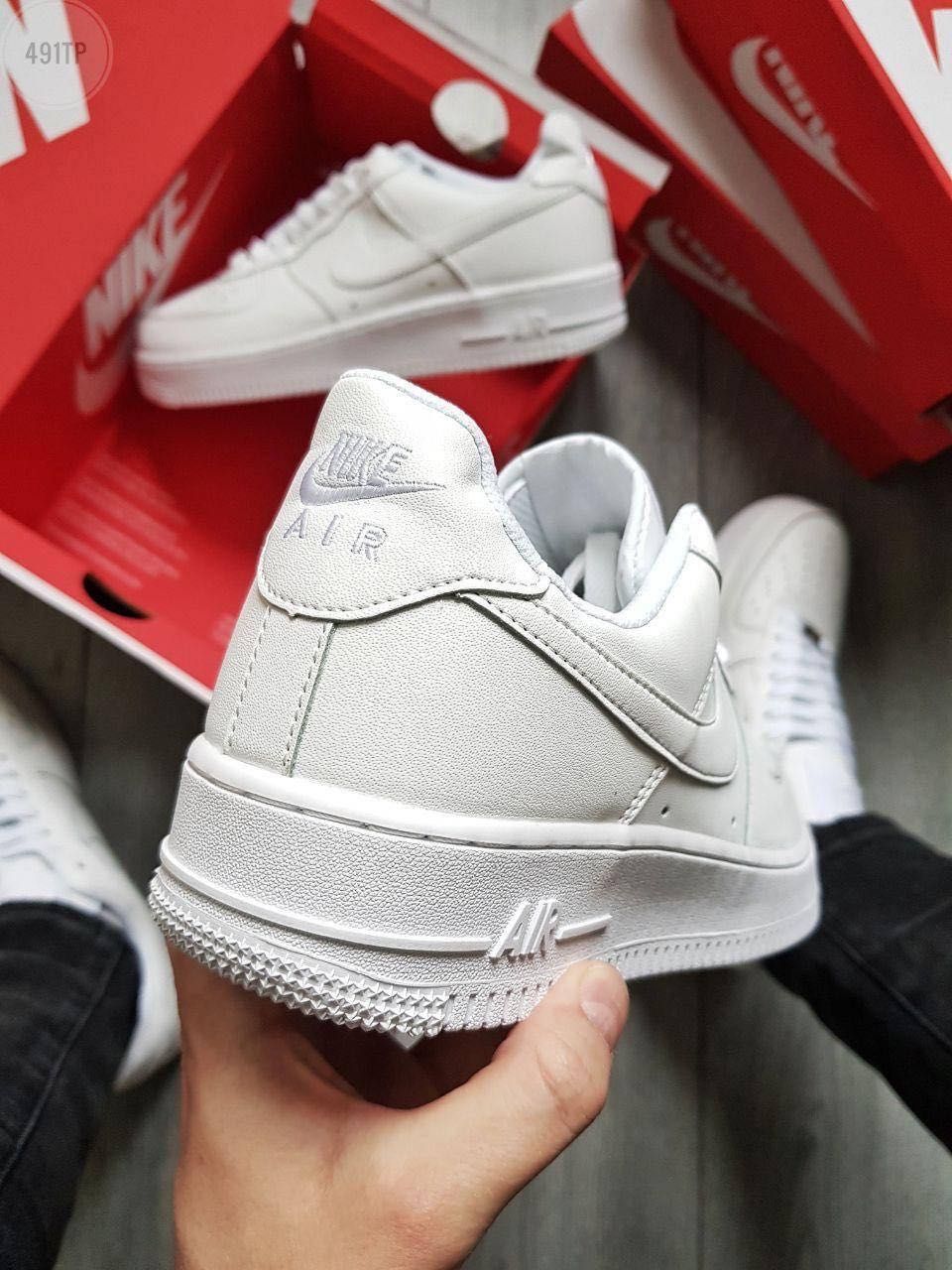 Nike Air Force 1 Low White 100% натуральна шкіра