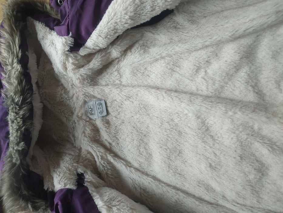 Kurteczka zimowa, spodnie zimowe, bluzy dla dziewczynki 92