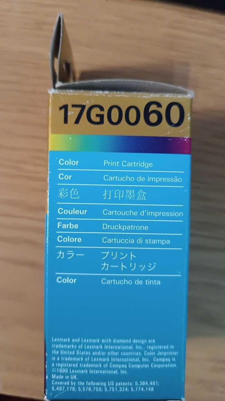 Цветной новый картридж для принтера Lexmark 17G0060