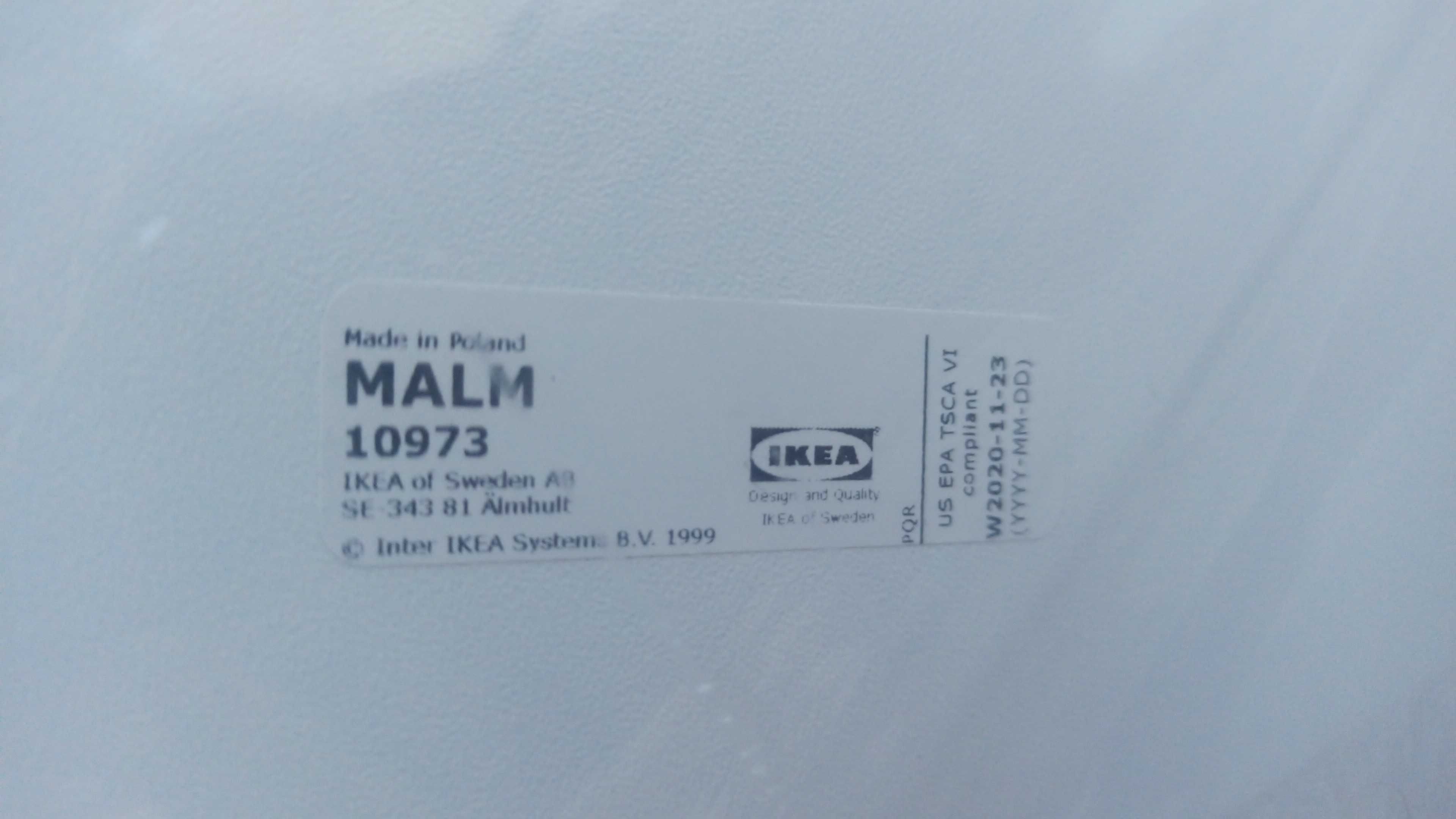 Rama łóżka IKEA MALM komplet, 2 pojemniki