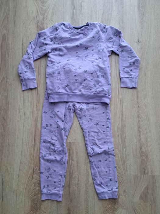 Pepco Little Kids dres dresy fioletowe jednorożce rozmiar 134 cm