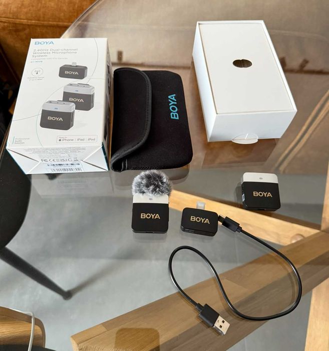 Петличний мікрофон BOYA BY-M1V6 для iPhone (Lightning)
