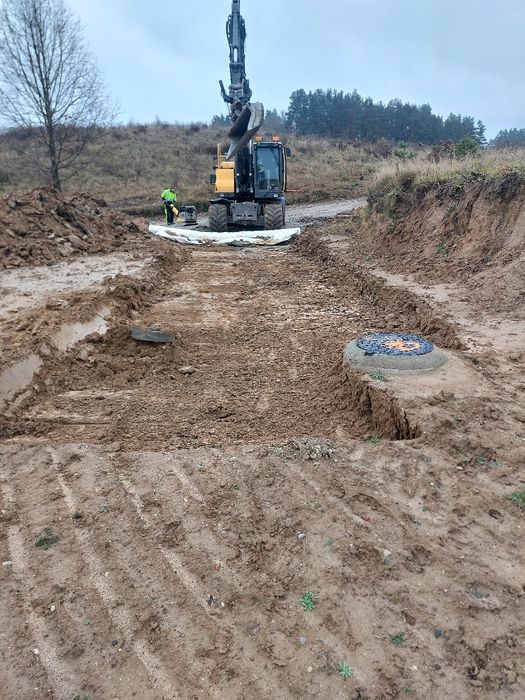 Prace ziemne niwelacja wykopy