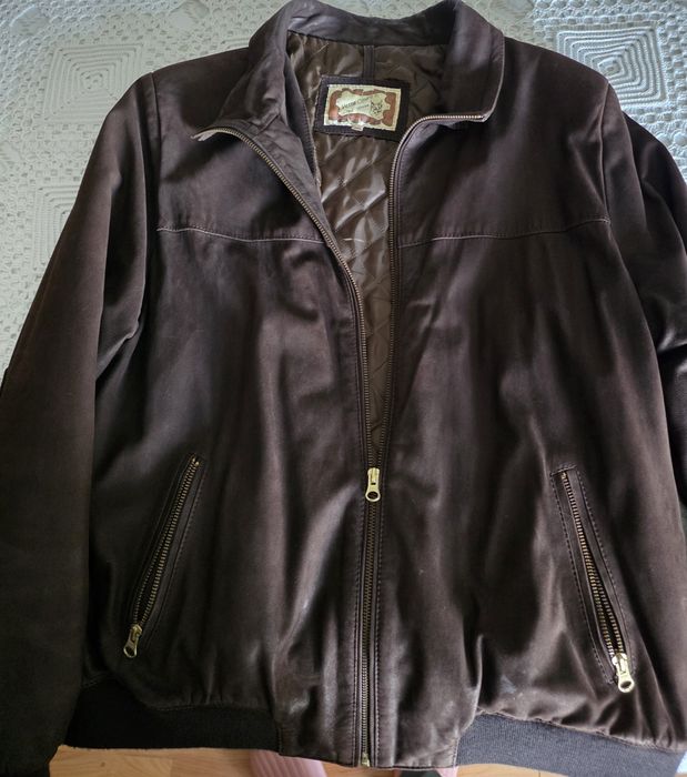 VEM AÍ O FRIO - Blazer em pele para homem