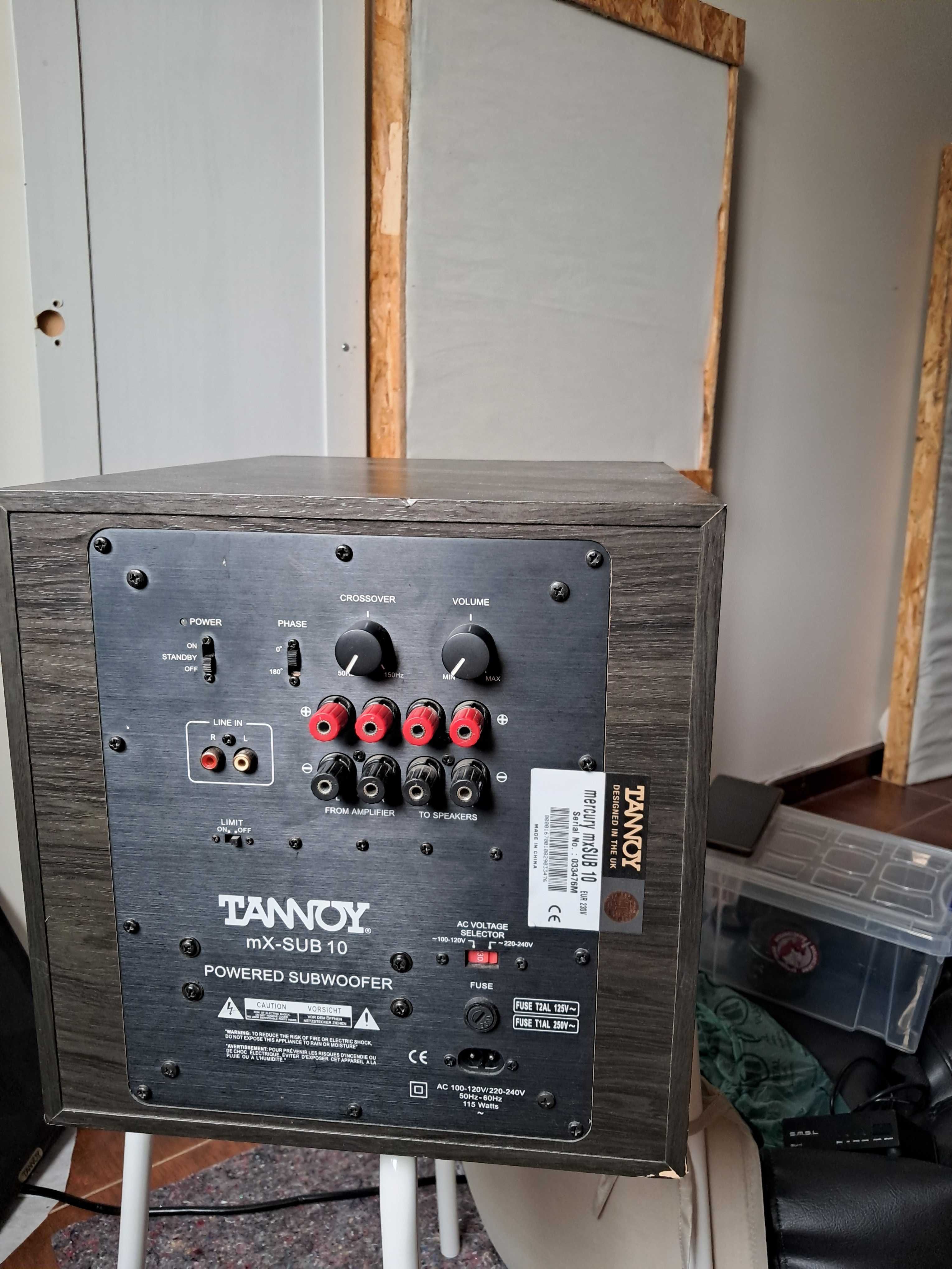 Subwoofer tannoy mx-sub10