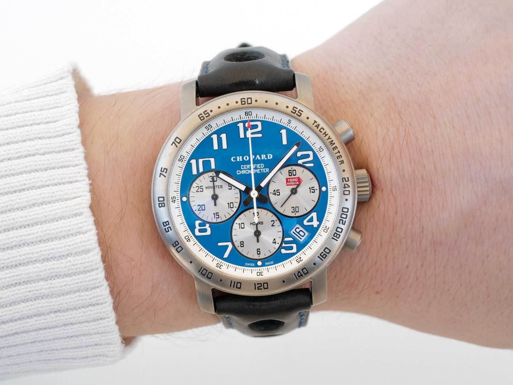 Chopard Mille Miglia Titanium Chronograph Blue Limited Edition 40 mm