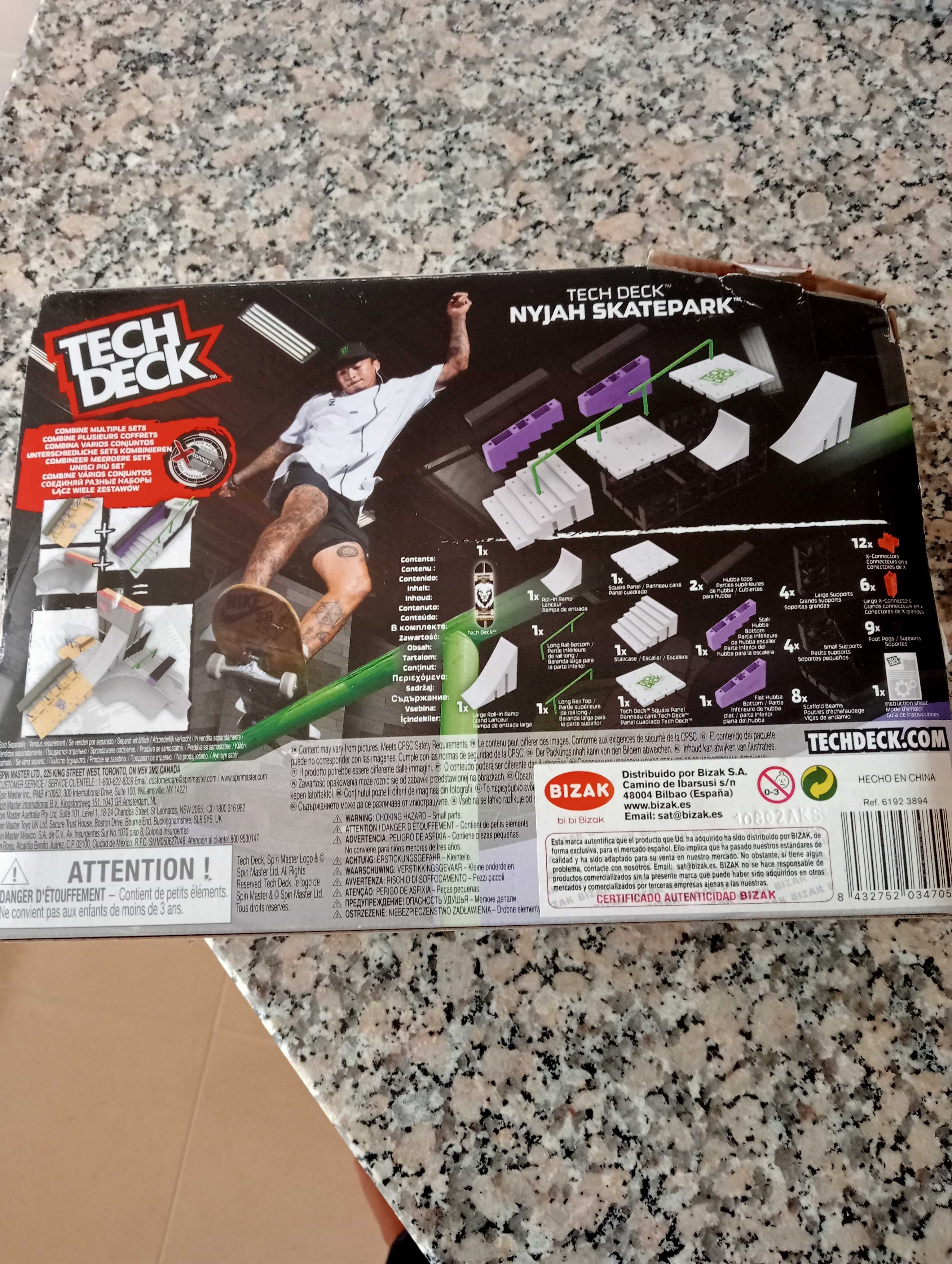 Pista de skate tech deck