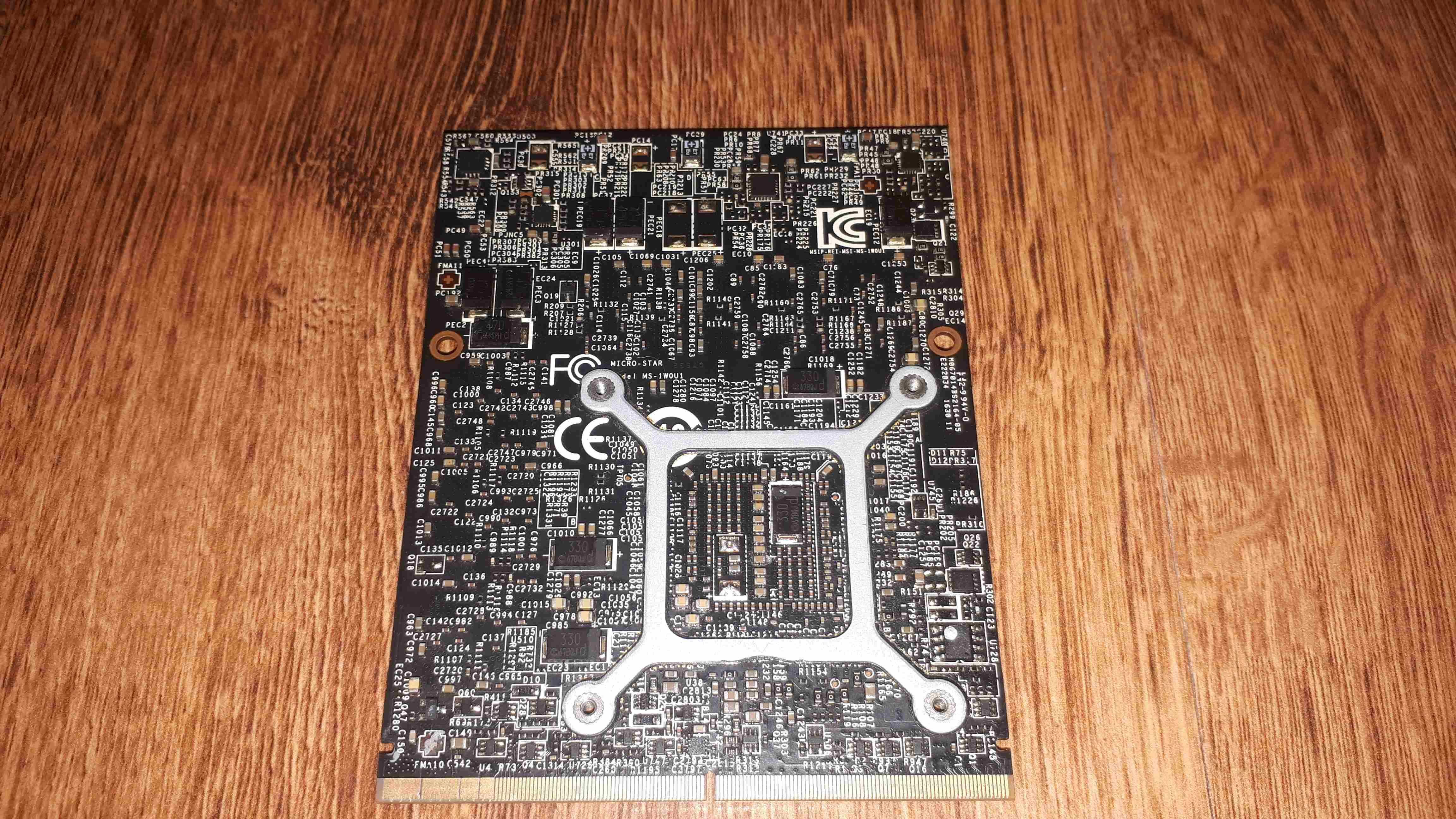 Nvidia GTX 1060m 6Gb 192Bit MXM 3.0 MSI