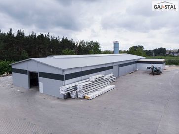 Hala magazynowa ocieplana Gaj-Stal 3000 m2 30x100x5