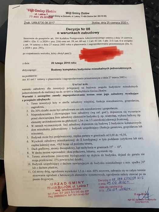 Działka budowlana w Międzybłociu przy drodze wojewódzkiej