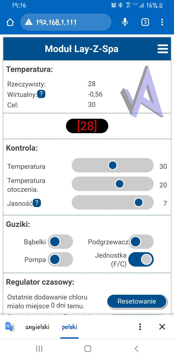 Modul WiFi do pompy Lay Z Spa Jacuzzi