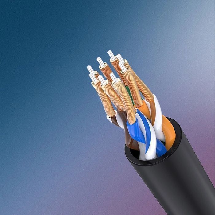 Ugreen kabel sieciowy Ethernet patchcord RJ45 Cat 6A UTP 1000Mbps 2m