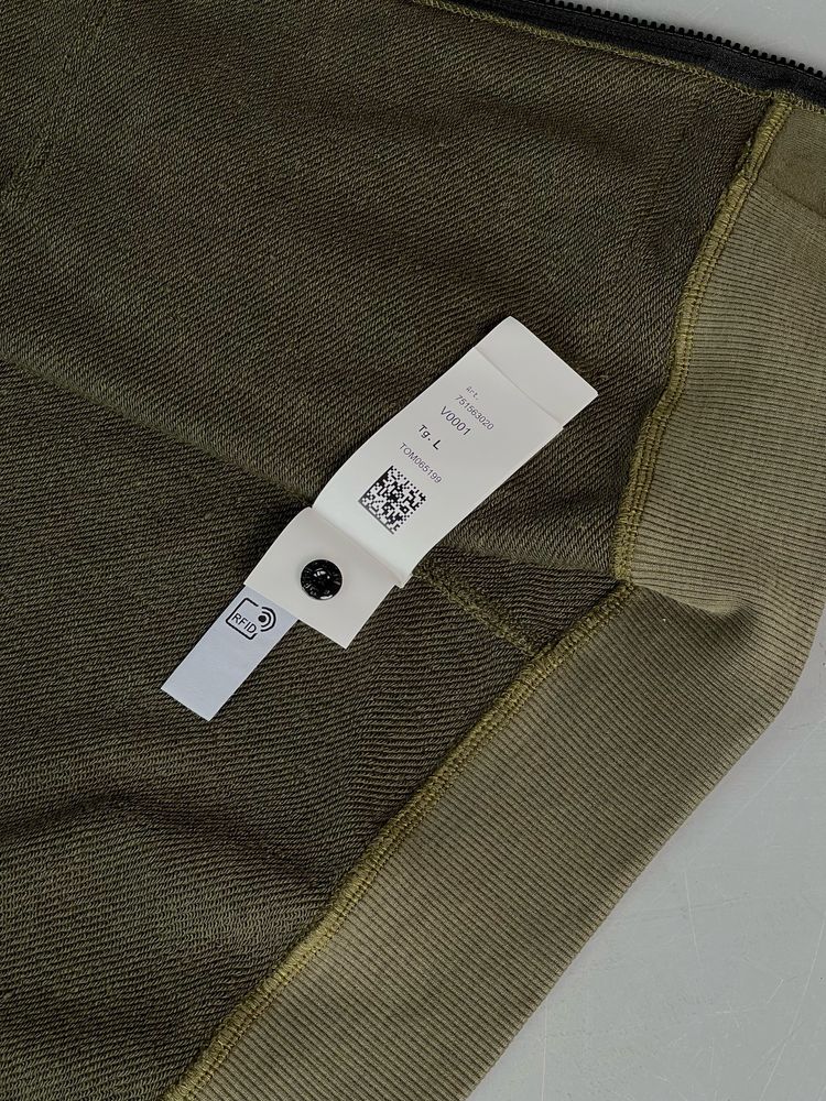 Зіп Худі Stone Island Хакі | Мужская Кофта Стон Айденд Хаки | Олива