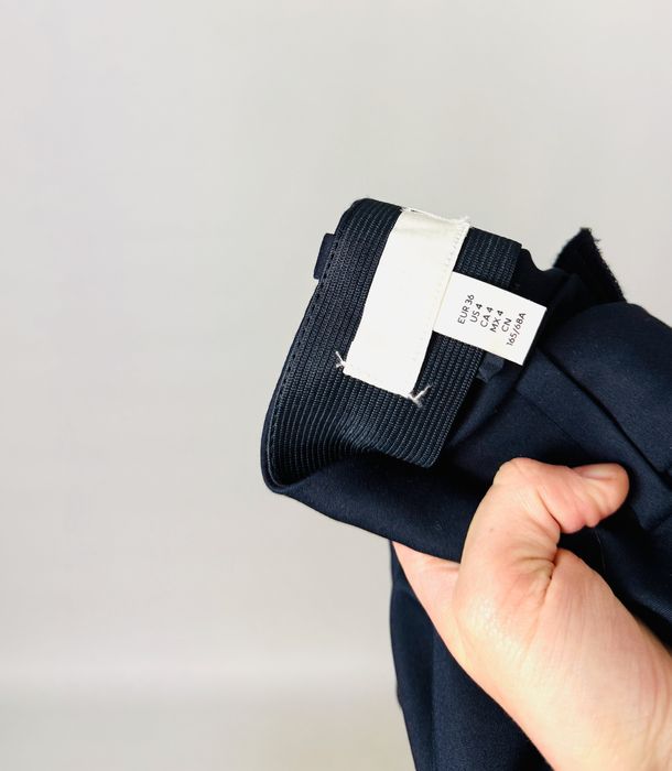 Klasyczne granatowe spodnie garniturowe S 36 H&M