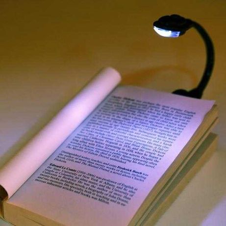 Лампа Мини-клип. Светодиодная, книга.
