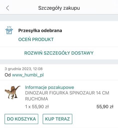 Zestaw figurek Spinozaur