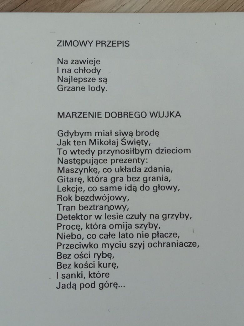 Wiersze pod choinkę książka dla dzieci i nie tylko.L.J. Kern.