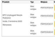 bilet Maryla Rodowicz MTV Unplugged koncert
