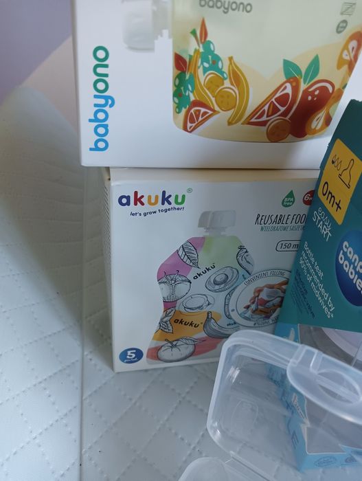 Wyprawka  PAKA dla niemowlaka Doidy butelka kapturki osłonki piersi