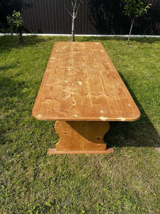 Деревʼяний стіл 2,1 м