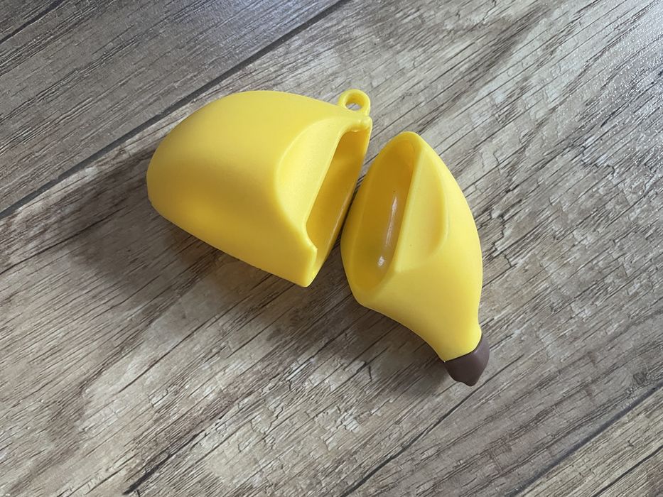 Etui na airpods - banan
