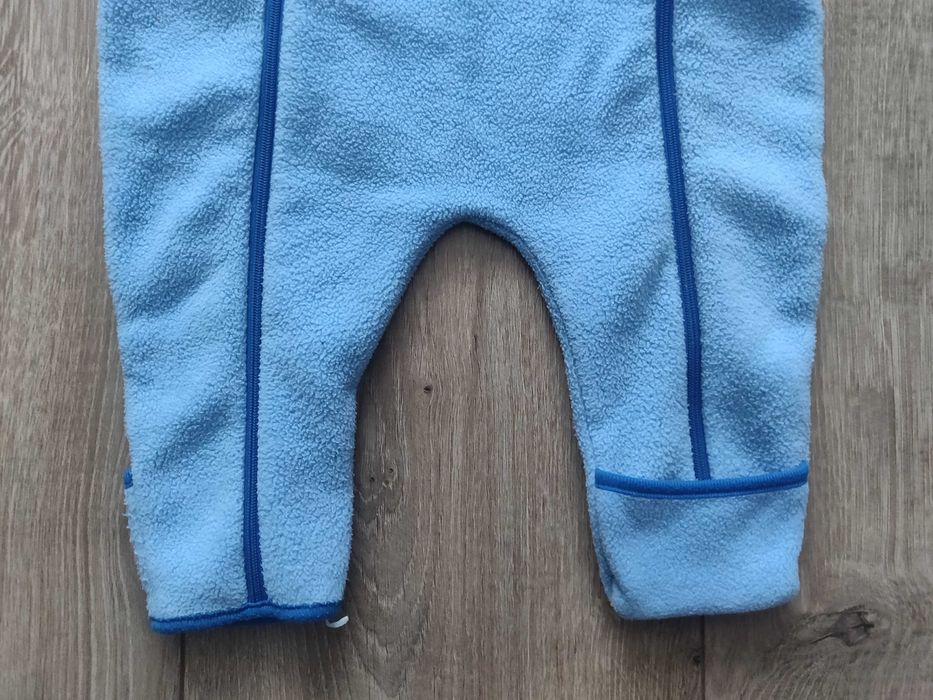 Флисовый человечек - пижама Pistachio на 2 года, голубого цвета