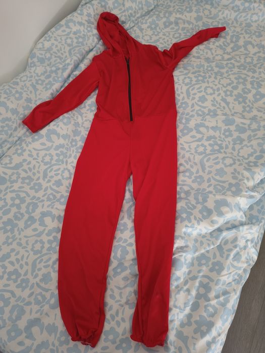 Fato infantil de Squid Game Guarda Vermelho