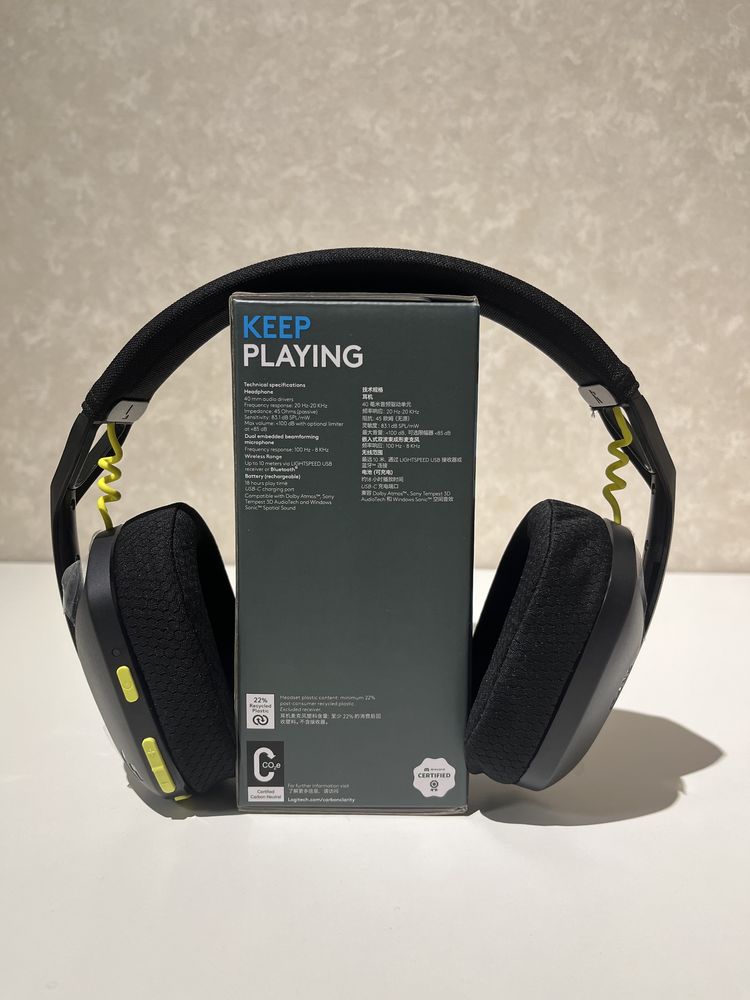 Бездротові навушники Logitech G435 LIGHSPEED Black
