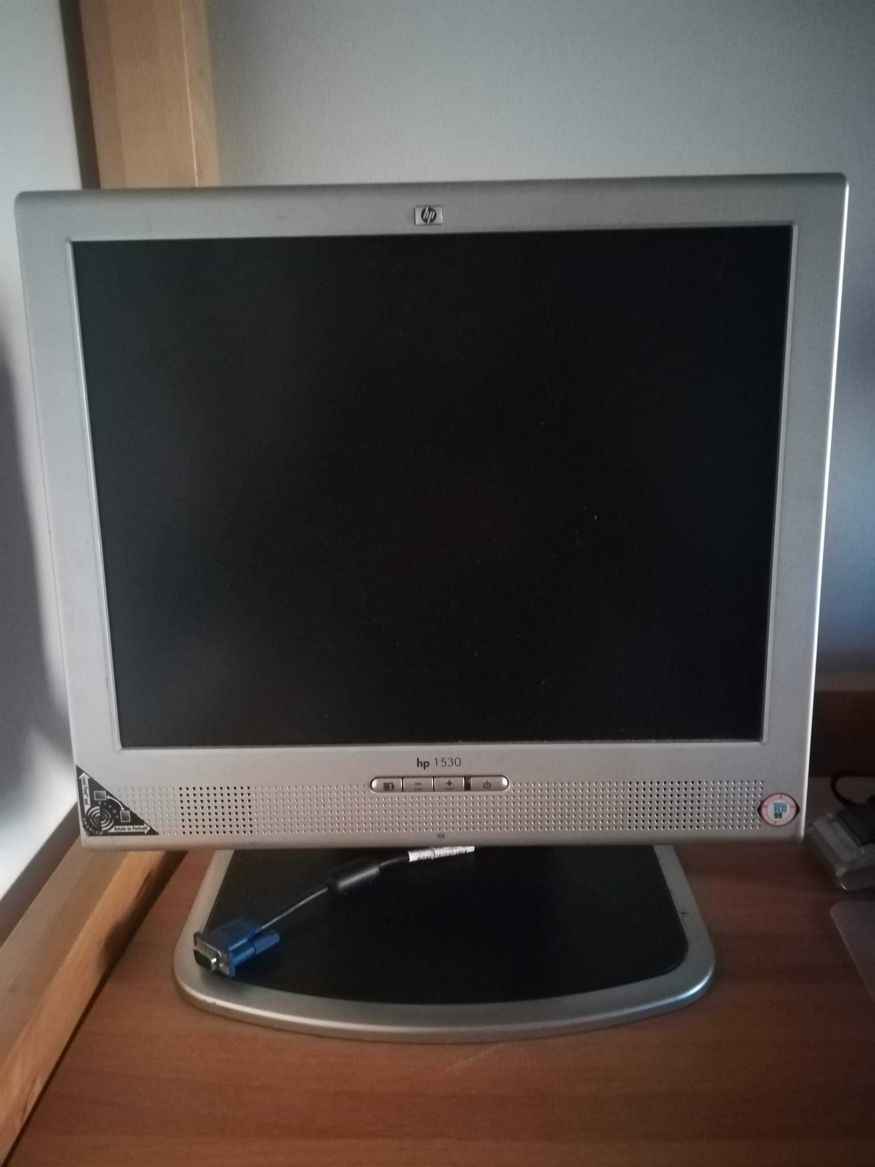 Monitor HP L1530 (DVI e VGA)